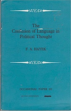The Confusion of Language in Political Thought