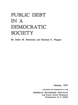 Public Debt in a Democratic Society
